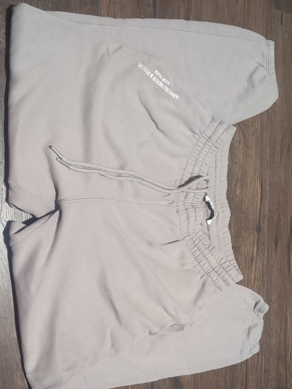 Abercrombie & Fitch Light Taupe Track Joggers